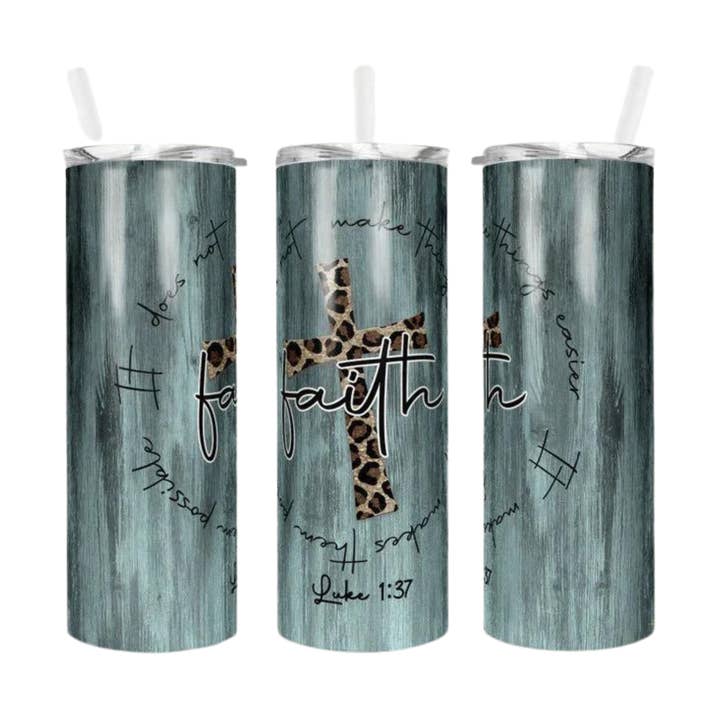 Faith - Bicchiere da 20 once per la vendita all'ingrosso da parte di Farmtown Printing Company