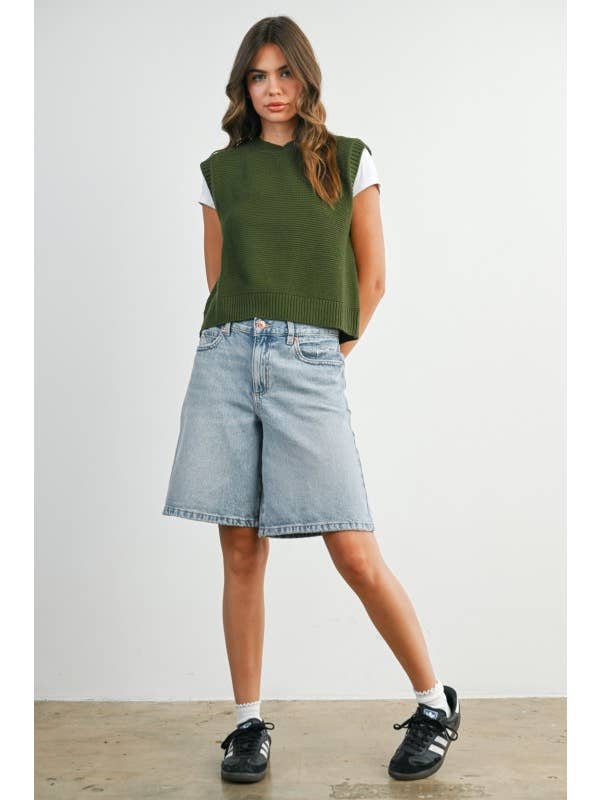 BUTTERMELON - Wholesale Gebreide top - Dames - Effen gebreide top - BMW760021