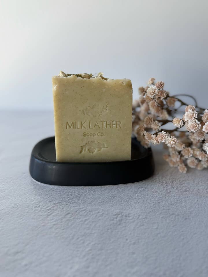 Breathe - 5oz Beef Tallow & Goat Milk Soap for wholesale by Milk Lather Soap Co.