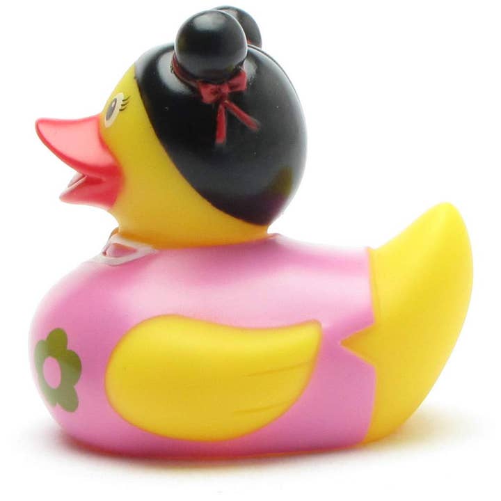 Duckshop - Wholesale Bath Toy - Baby - Chinese rubber duck with flower - rubber duck