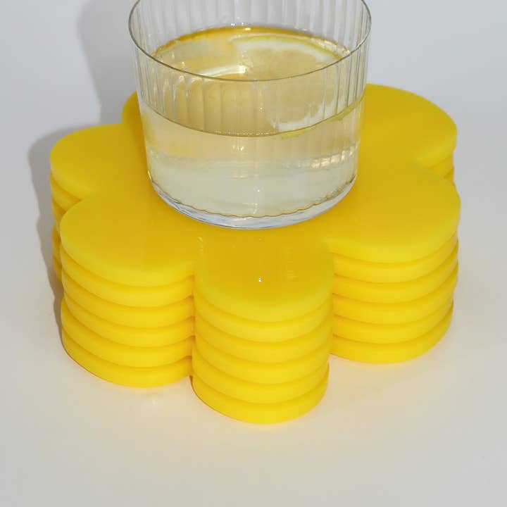 Coaster, Yellow (6pc) for wholesale by Vahz Studio