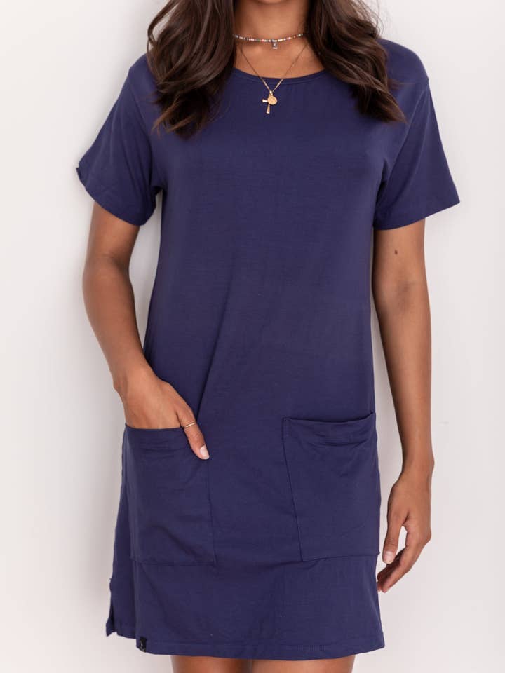 The Essential T-Shirt Dress for wholesale by Louna Loungewear