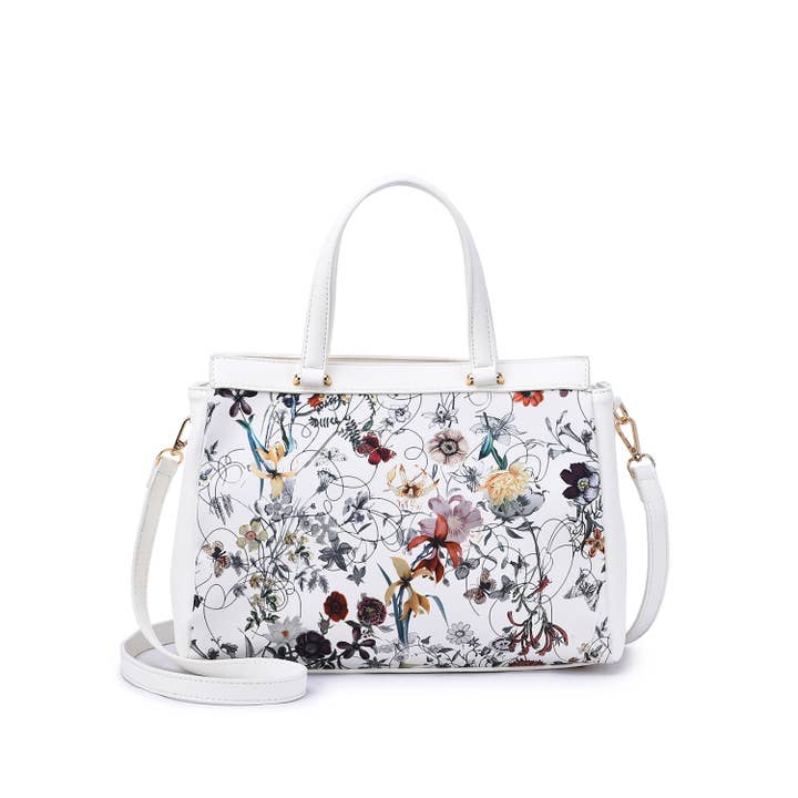 Mellow World - Wholesale Satchel - Women's - Stellan Floral Print Satchel