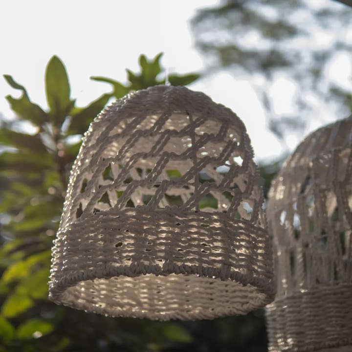 Ecozuper - Vendita all'ingrosso Lampadario/lampada a sospensione - Ciondolo Seagrass bianco3