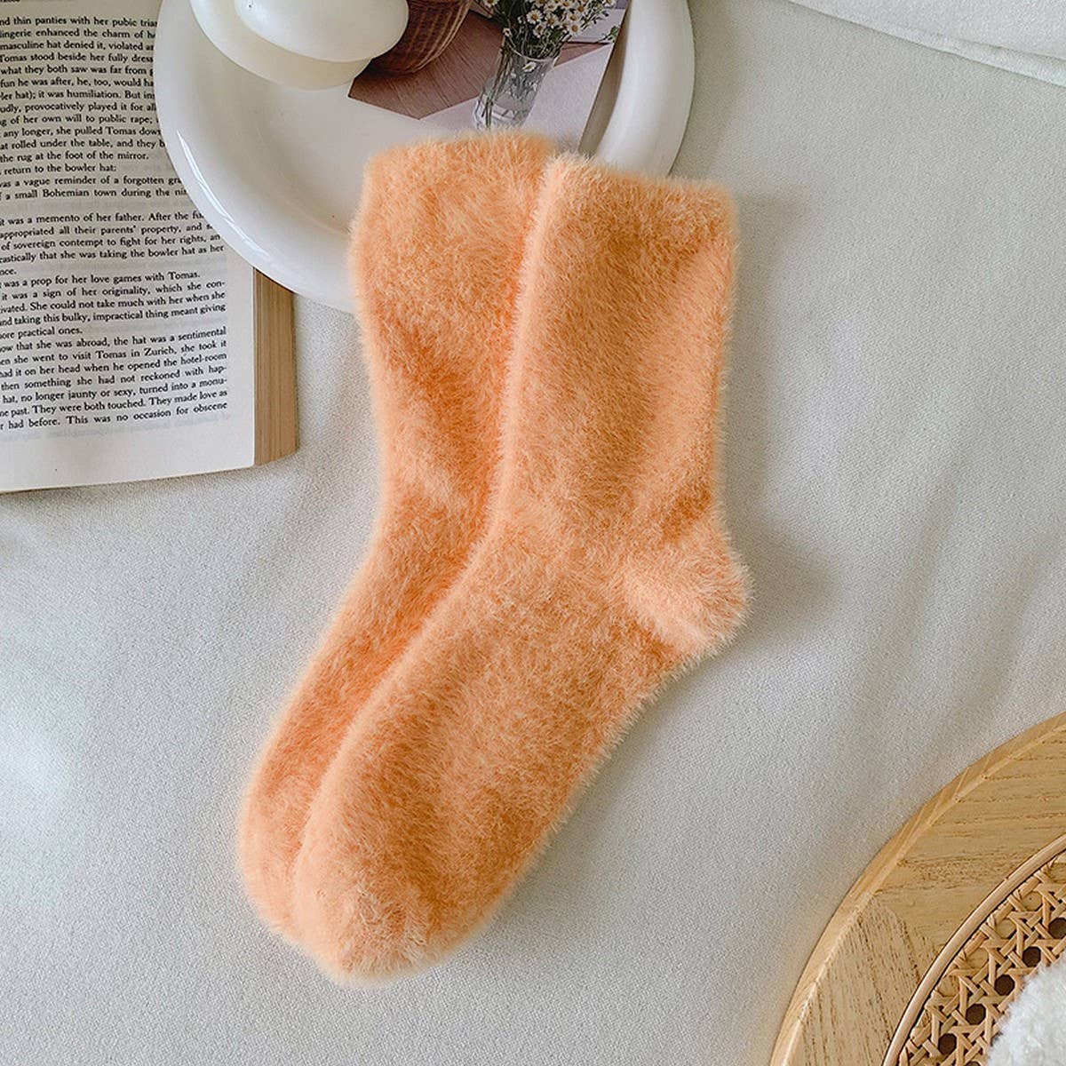 ACCITY - Wholesale Socks - Women's - Cozy Mink Fleece Warm Socks Women Winter Thick_CWMS030196