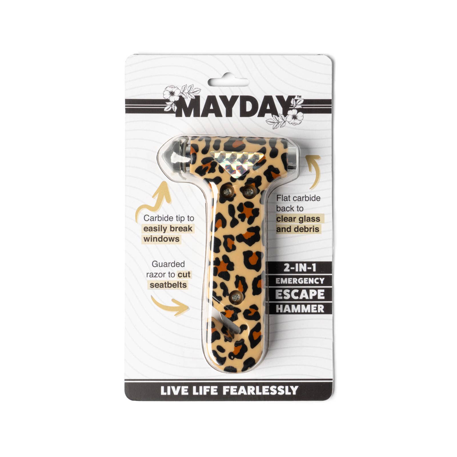 DM Merchandising - Wholesale Handy tool - MAYDAY 2-in-1 Emergency Escape Hammer3