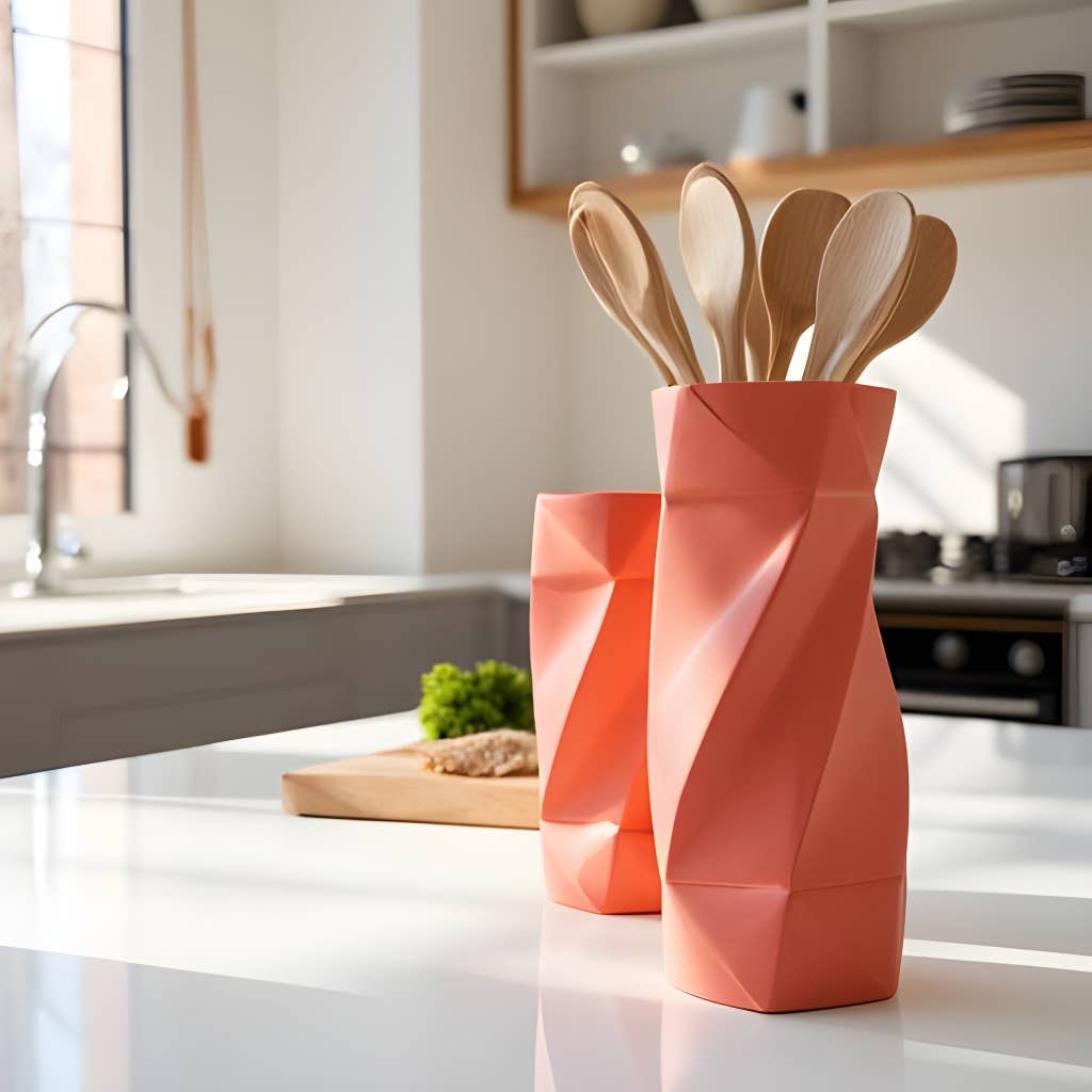 Love Laugh and Gather Together - Wholesale Vase - Angled Blessings Sculptural Vase – Shapes of Grace10