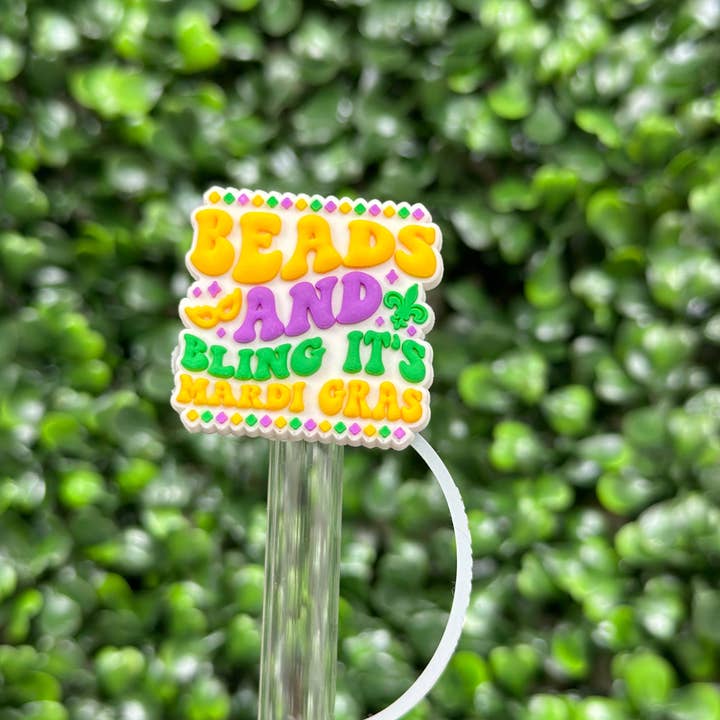 La Luna Belle LLC - Wholesale Drinking Straw - Beads and Bling Straw Topper