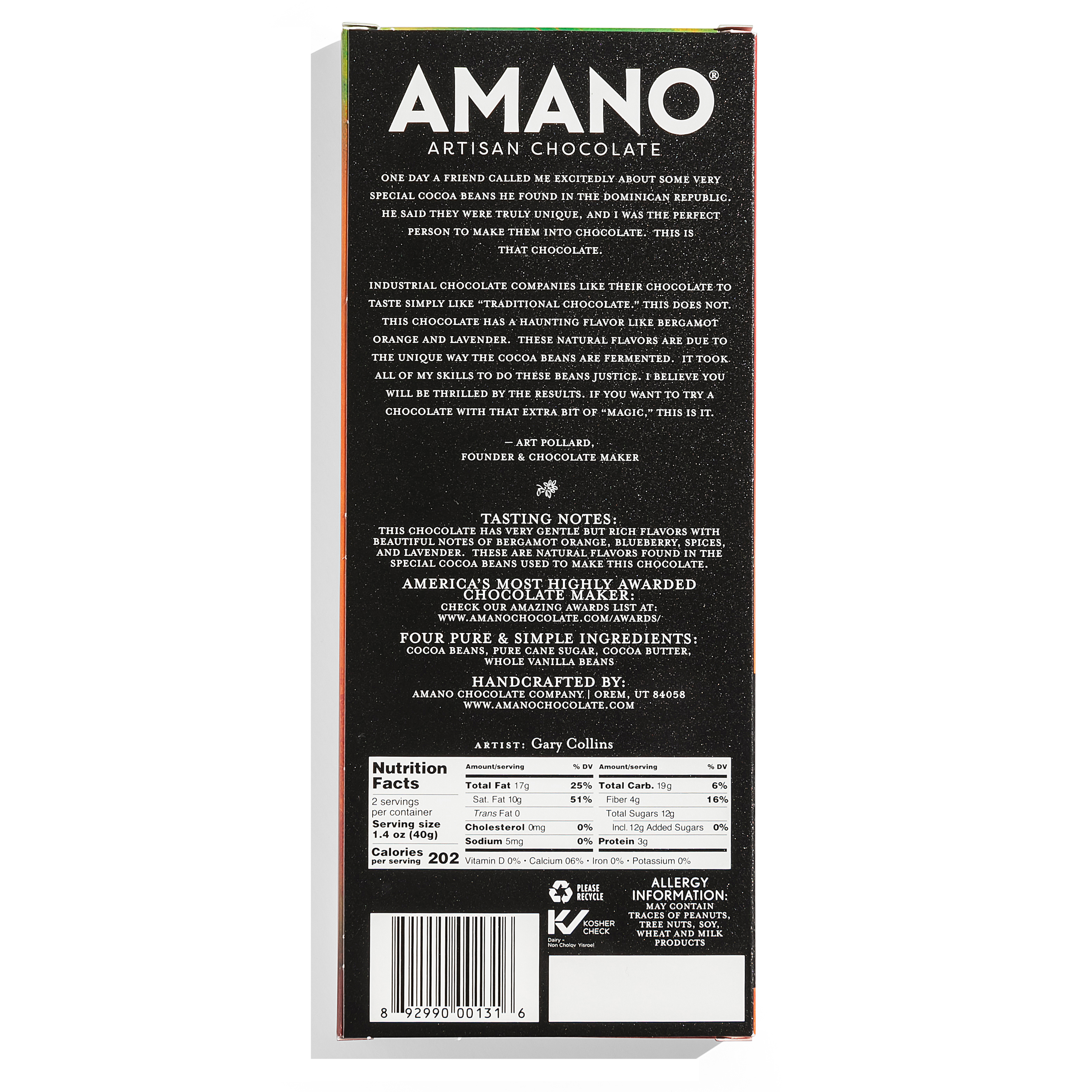 Amano Chocolate - Wholesale Chocolate Bar - Dos Rios 70% Dark Chocolate2