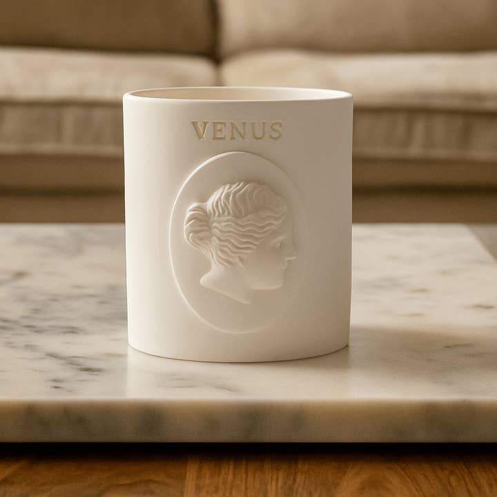 Votive - Wholesale Jar/Filled Candle - Venus Candle – Velvet Cherry Oak | Handmade Eco Resin Candle1