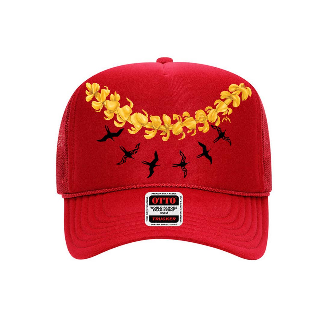 Na Koa Brand - Wholesale Trucker Hat - Unisex - Pua x Iwa Trucker Hat6