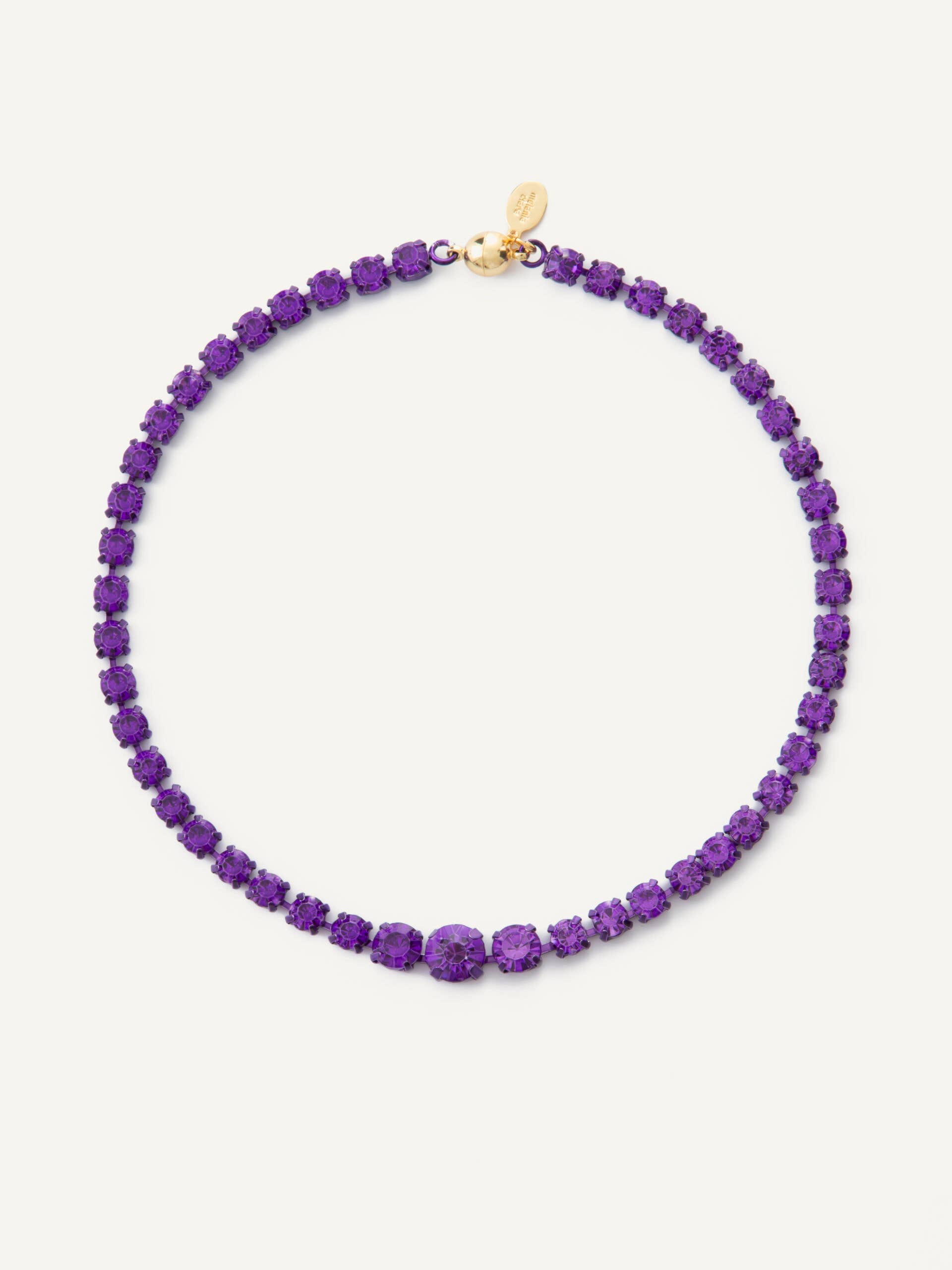 Melania Clara – wholesale Link & chain necklace – Blue Necklace5