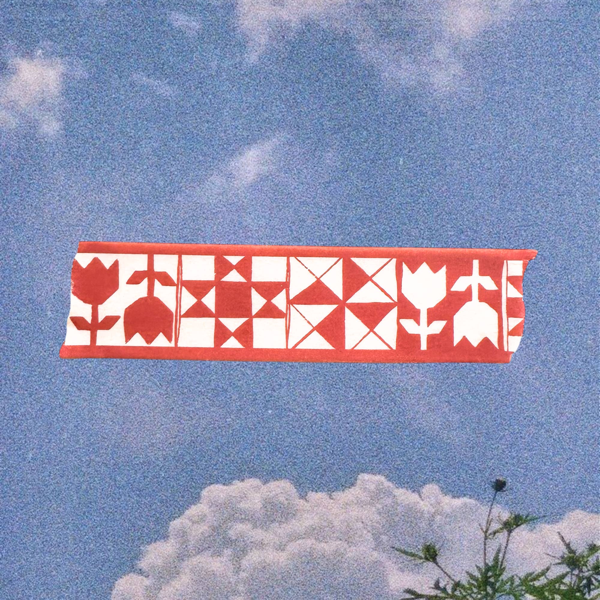 Studio Conroy – wholesale Washitejp – Röd quilt-washi-tejp