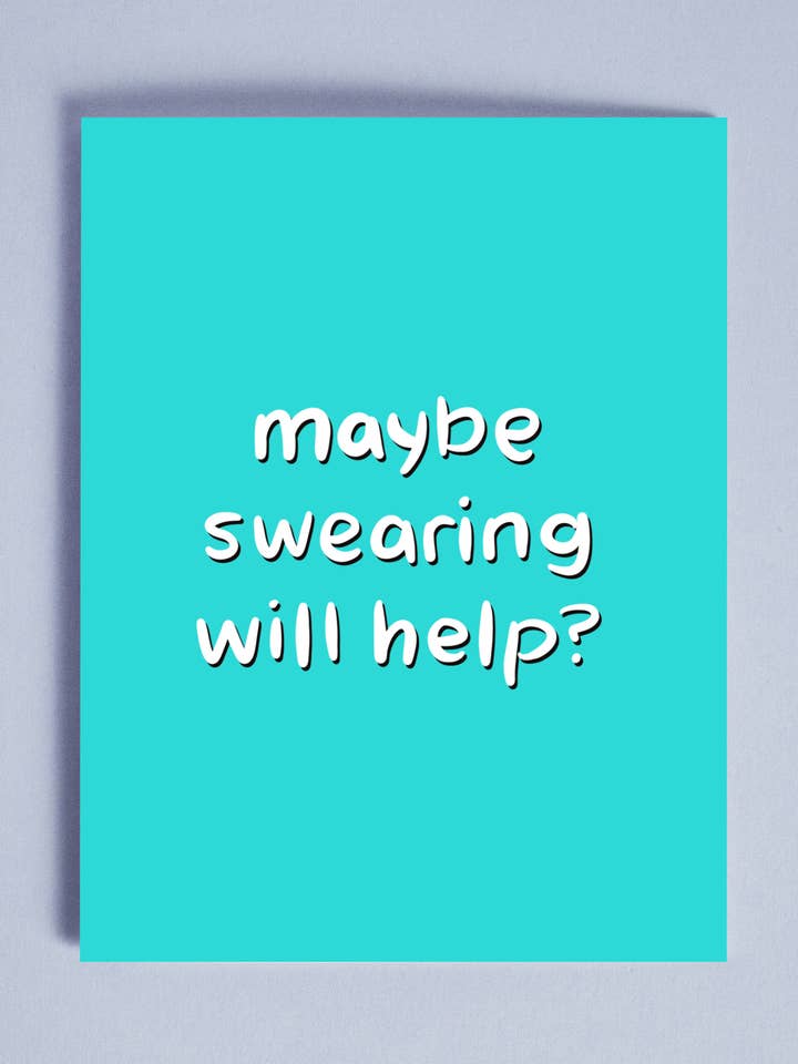 Swearing Card for wholesale by Smitches