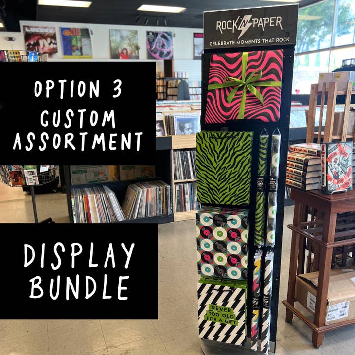 Spinner Display Gift Bag & Wrapping Paper (DISPLAY ONLY) for wholesale by Rock'N Paper