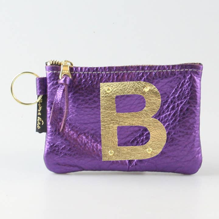 Zina Kao Exclusives - Wholesale Coin Purse - Women's - The Applique Kara: INITIALS!