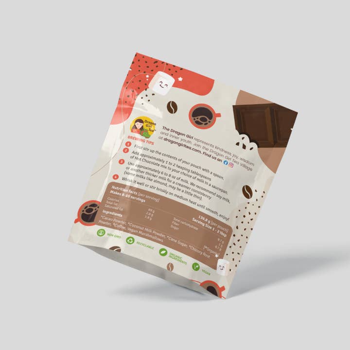 Dragon Girl Tea - Wholesale Chocolademelk/cacaomix/kit - Mokka Warme Chocolademelk