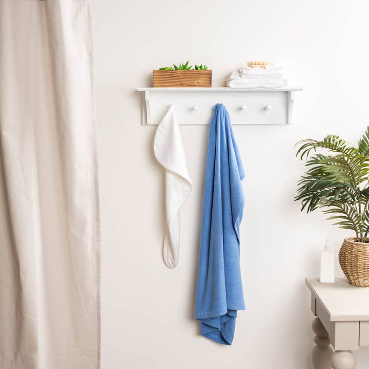 Welcome Home Unbeatable Deals - Wholesale Bath Towel - Women's Sapphire Shower Wrap4