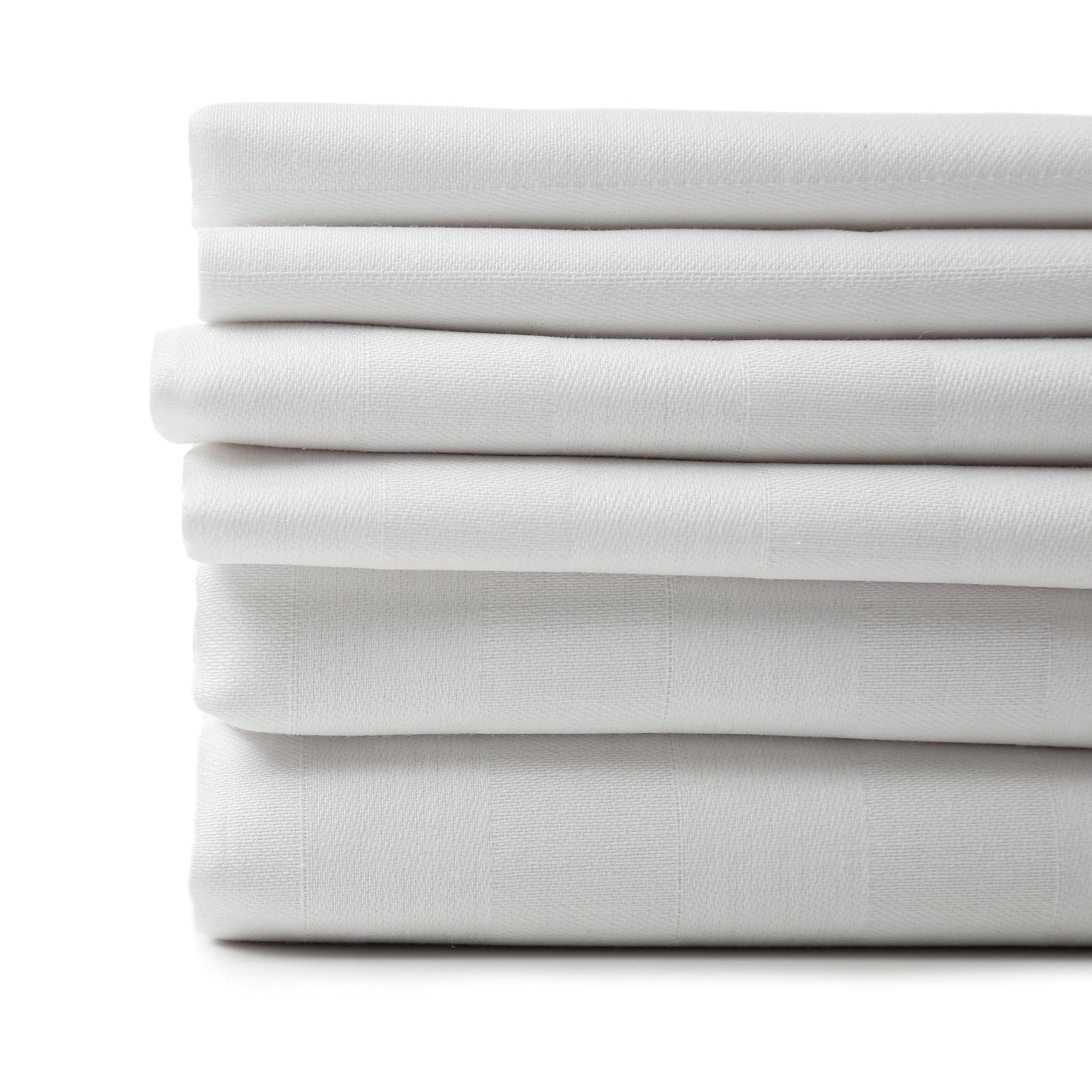 Cypress Linen / Bluff City Bedding - Vente Parures de lit - Ensemble de draps de lit 6 pièces en bambou, 4 taies d'oreiller, draps de poche profonds13