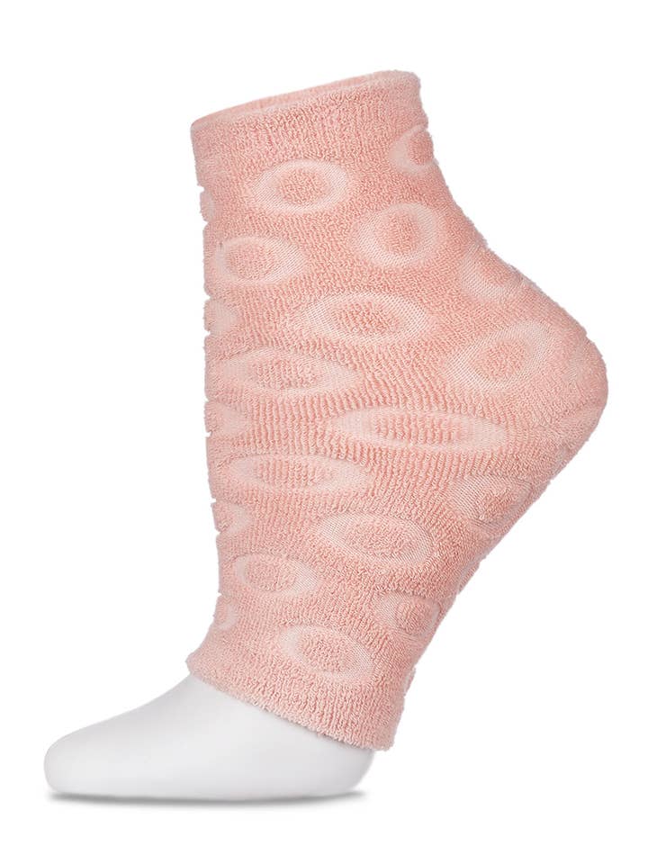 Infinity Classics International Inc. - Wholesale Socks - Women's - MeMoi Dots Gel Lined Mint Scent Pedicure Sock2