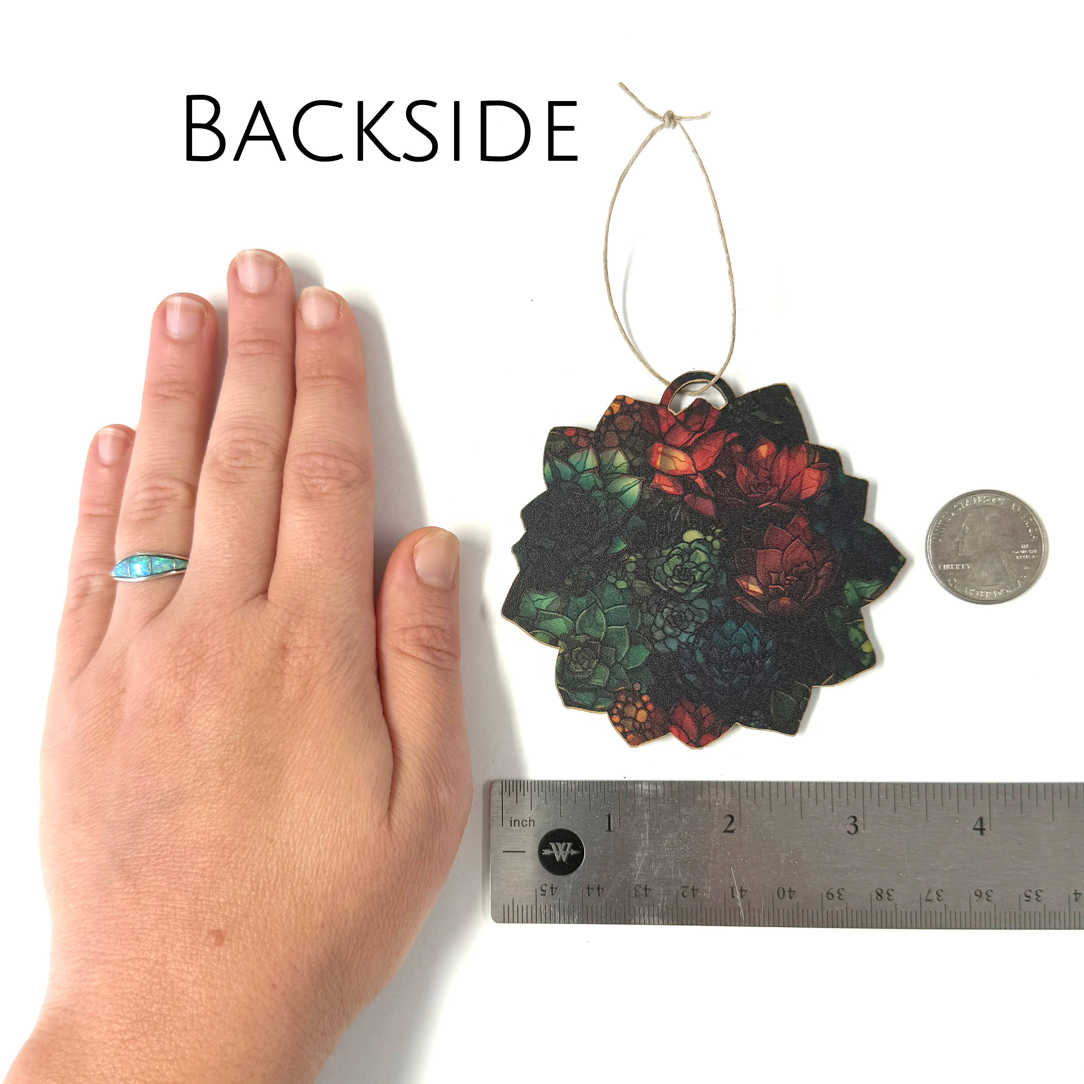 Art by Sharell - Wholesale Ornament - Succulent Ornament, Garden Lover Ornament 4