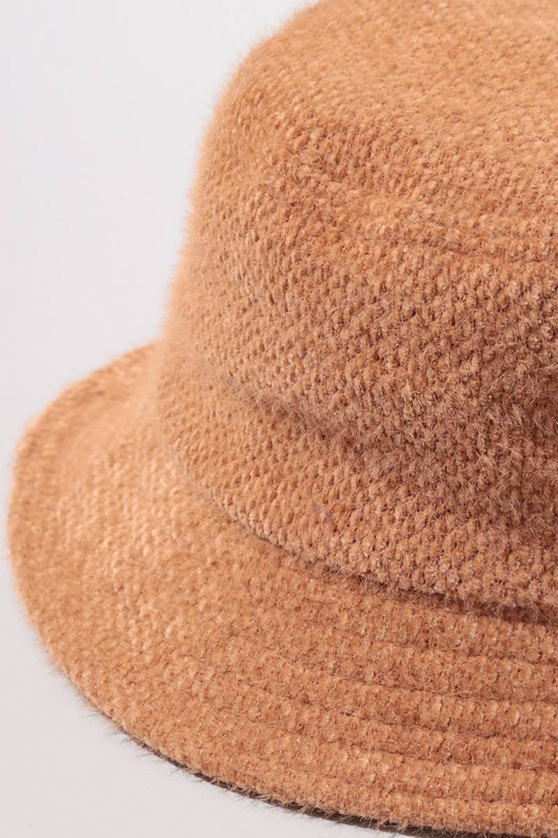 Fashion City – wholesale Bucket hat – Women's – Super Soft Feather Yarn Bucket Hat10