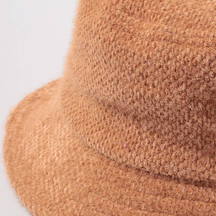 Fashion City – wholesale Bucket hat – Women's – Super Soft Feather Yarn Bucket Hat10