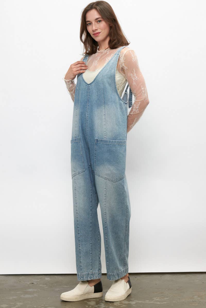 Newbury Kustom - Vente Jean – femme - 80298 - Salopette en jean vintage10