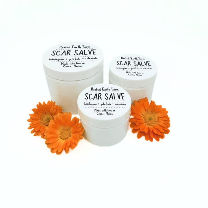Rooted Earth Farm + Apothecary - Vente Crème/baume/pommade cicatrisante - Scar Salve - 3 options de taille5
