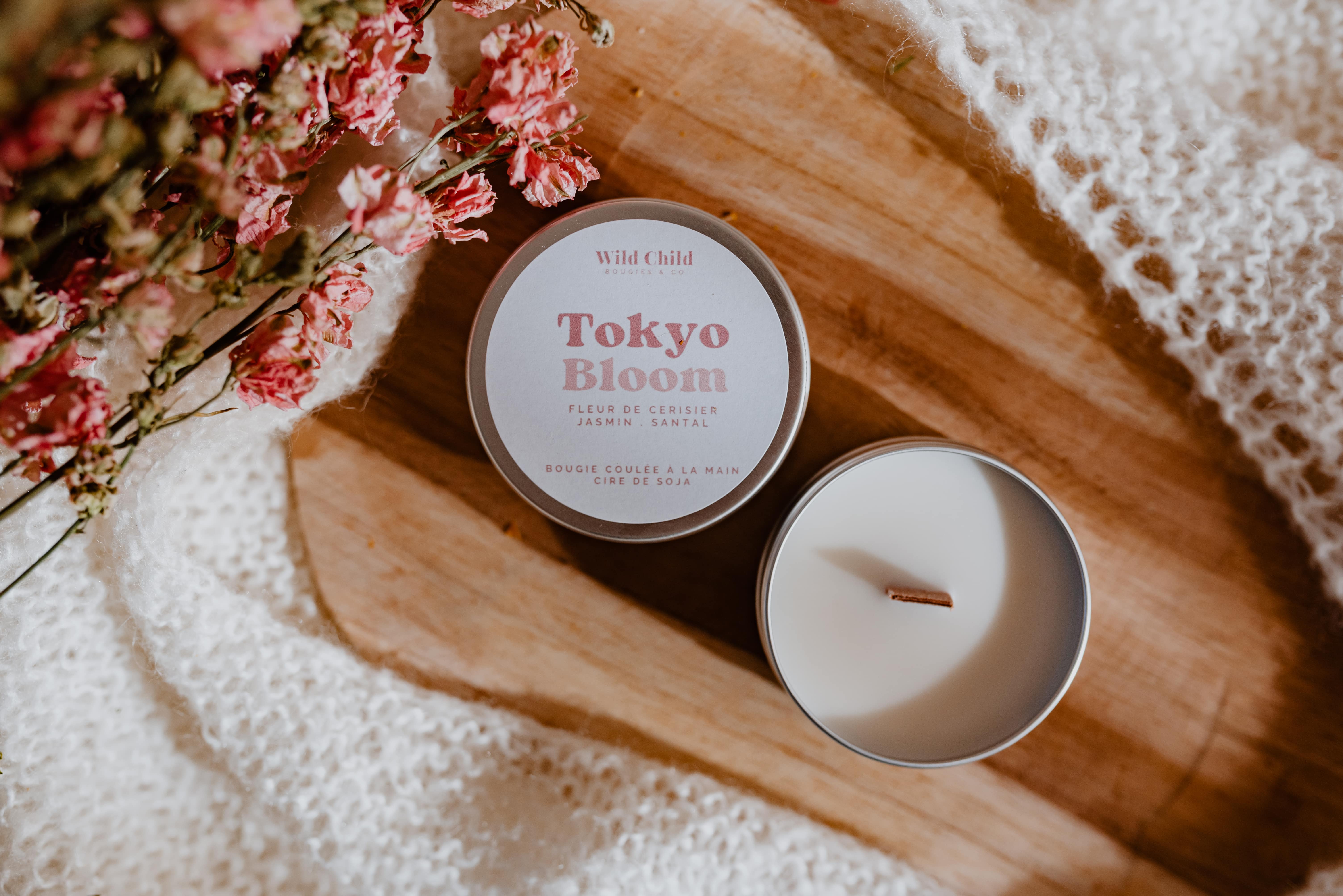 WILD CHILD Bougies & Co - Wholesale Travel Candles - CHERRY BLOSSOM mini candle