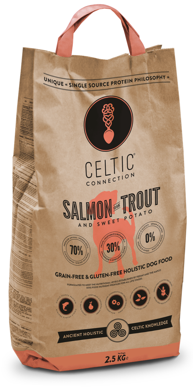 Celtic Connection Holistic Pet Food - Wholesale Pet Food - Dog - SALMON with TROUT & SWEET POTATO1