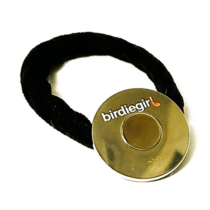 Golf Ball Marker Magnetic Hair Tie for wholesale by Birdie Girl Golf