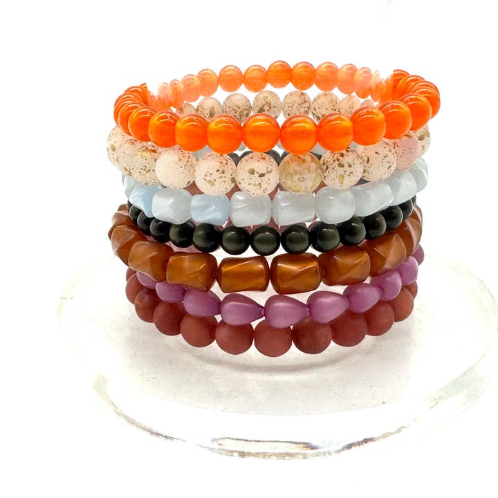 Leetie Lovendale - Wholesale Beaded Bracelet - Harvest Glow: Make Your Own Stack Bracelet Set6