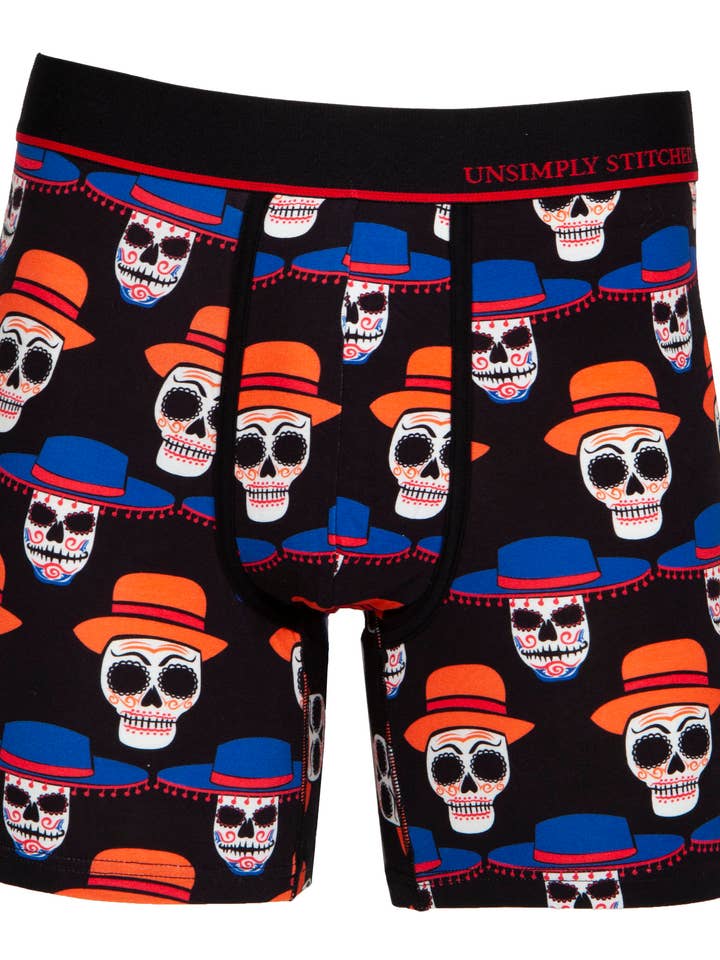 Resumo do Boxer do Dia dos Mortos por atacado de Unsimply Stitched