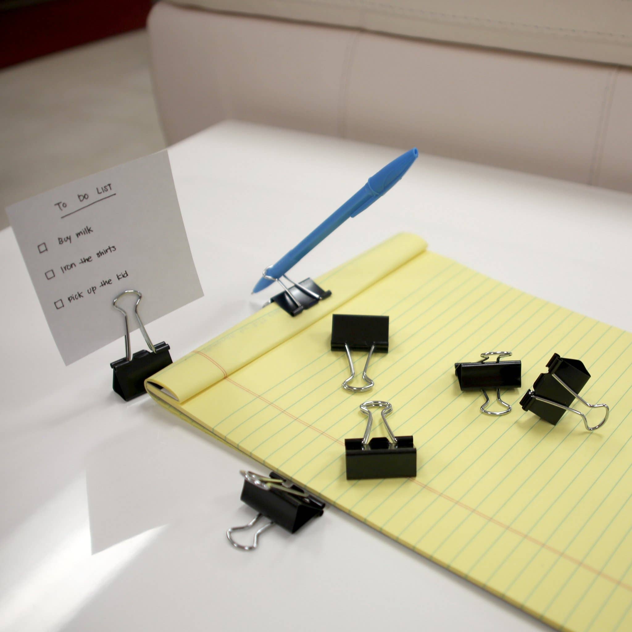 Luna Office Supply -  Everyday Essential – wholesale Binder clip – Black Binder Clip1