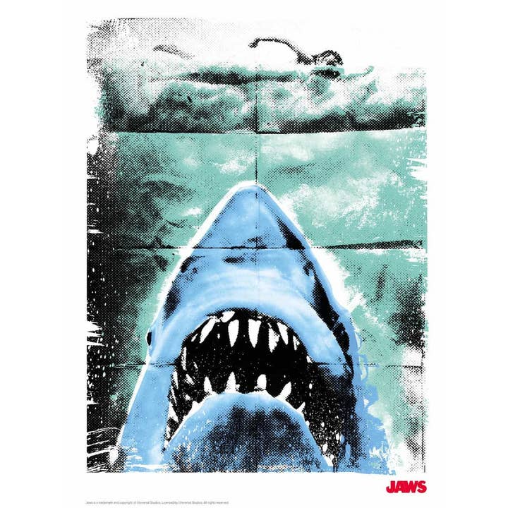 Jaws ingelijste posterkunst voor wholesale door memory Box