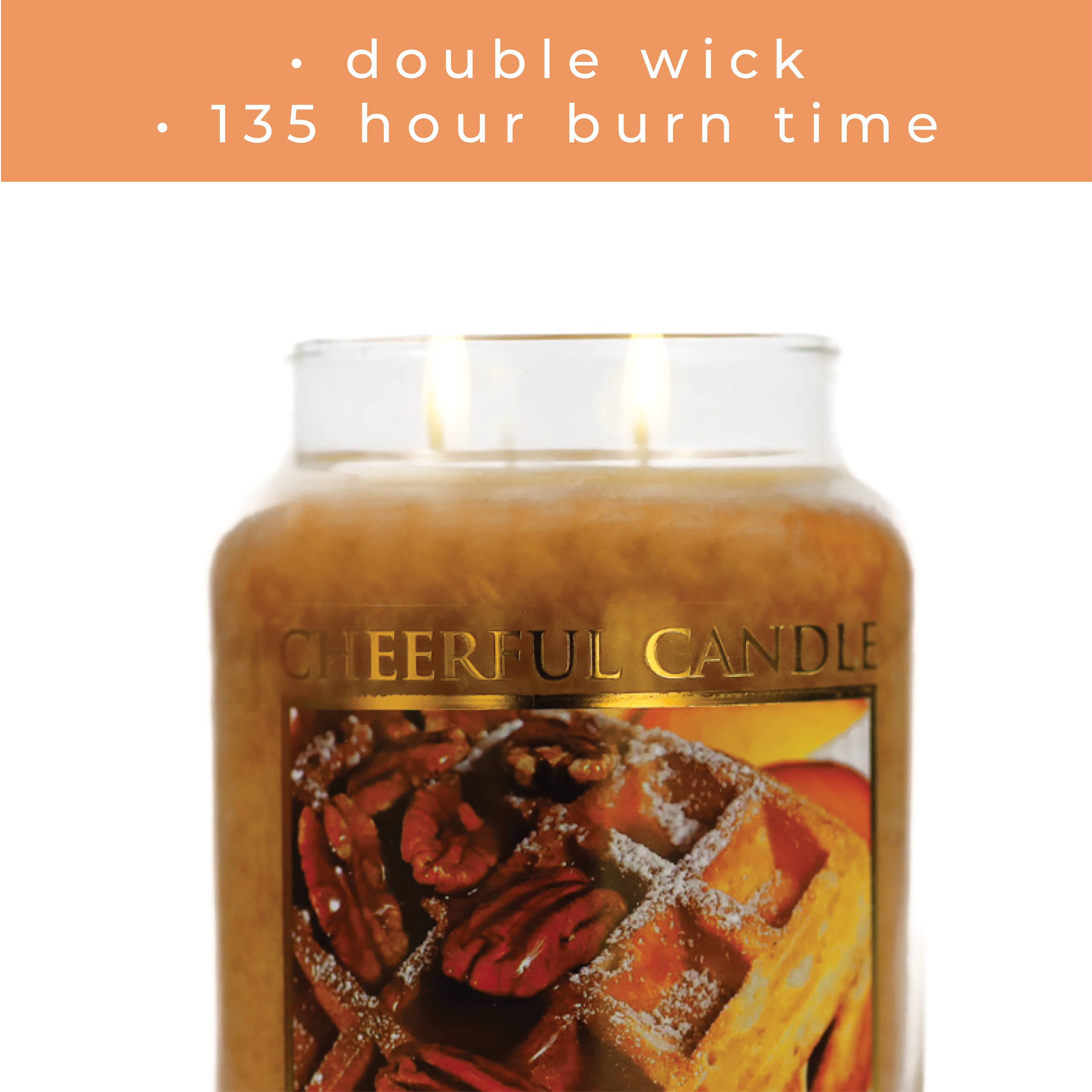 A Cheerful Giver - Wholesale Jar/Filled Candle - Cheerful Candle (24oz.) – Pecan Belgium Waffles3
