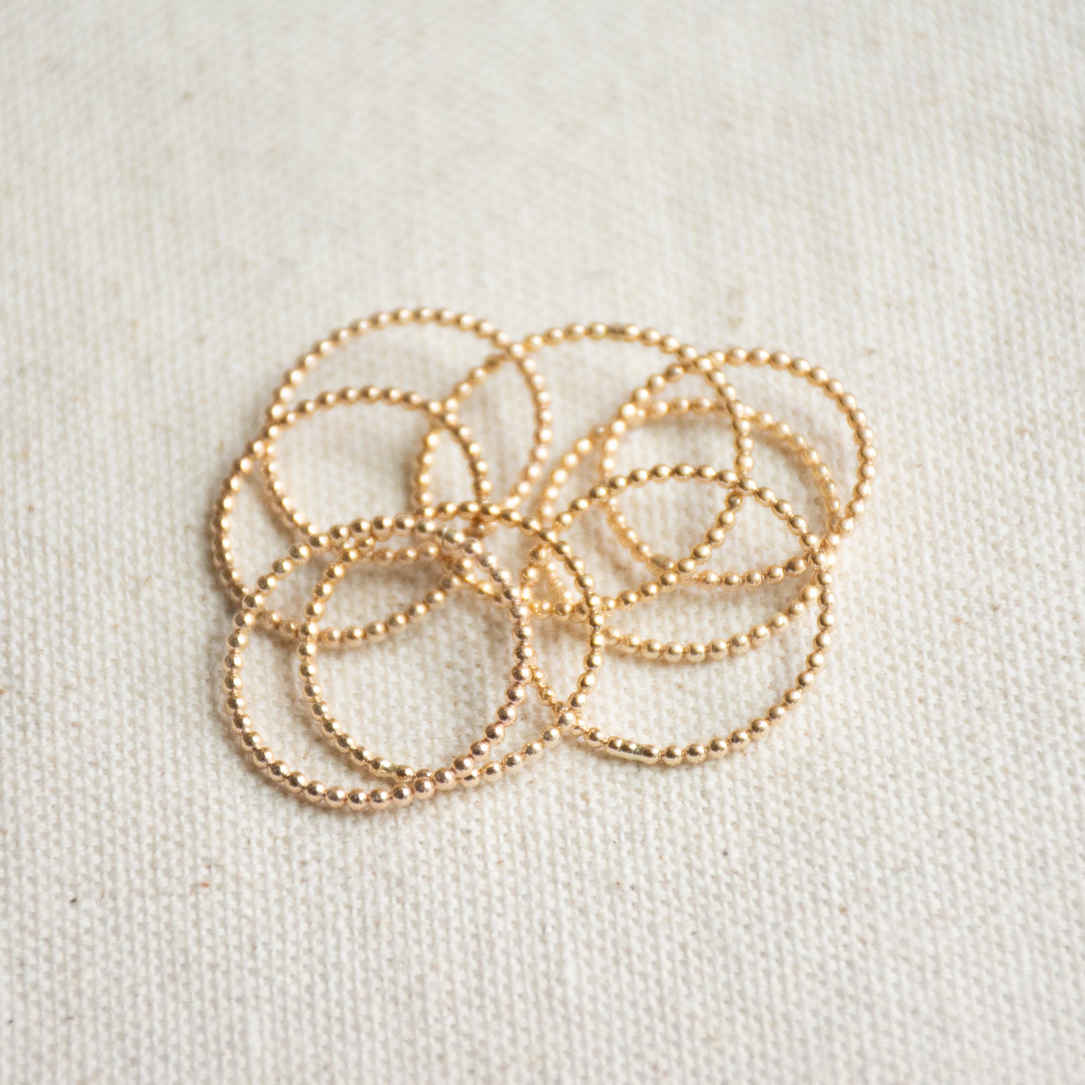 Kaju Creations - Wholesale Band/Stacked Ring - Dot Ring3