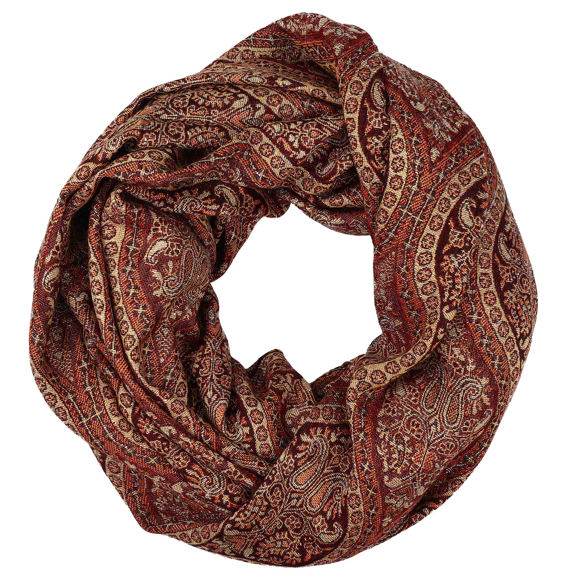 Tribal Trade GmbH - Wholesale Scarf - Unisex - Pashmina Style Floral Eyes Scarf 210x70cm 04 Ethnic Scarf1