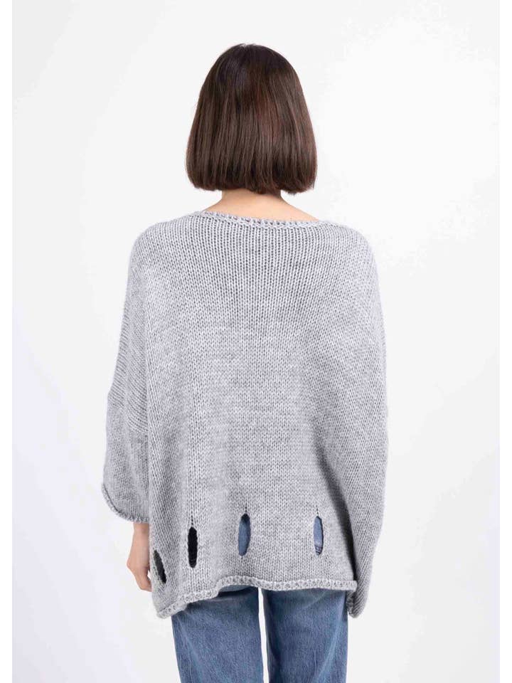 LINEN & COTTON HOUSE - Wholesale Knitted jumper – Women′s - ALPACA SWEATER 086034