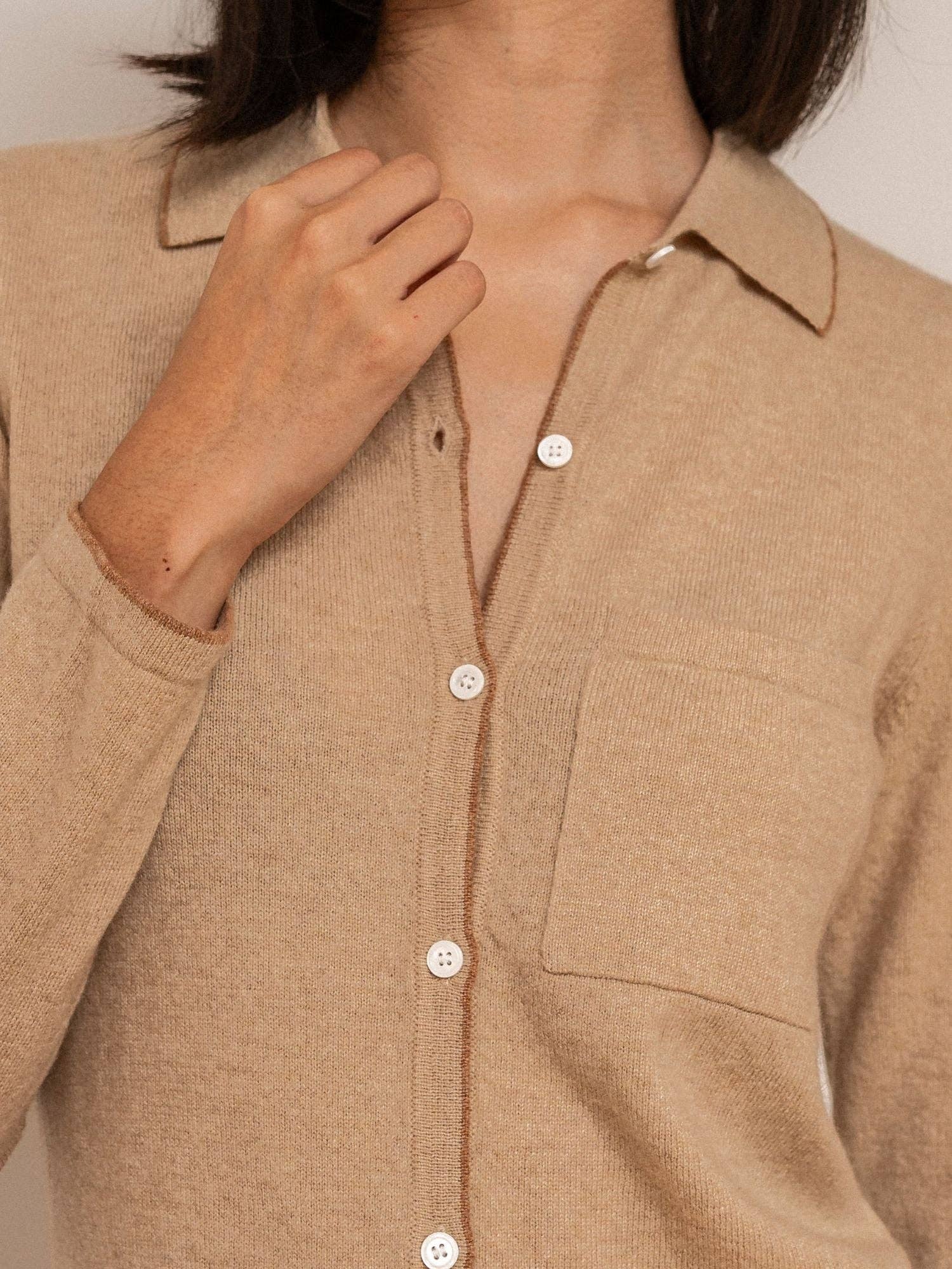 Bel Cashmere S.C. - Wholesale Cardigan - Women's - Denis Cashmere Cardigan1