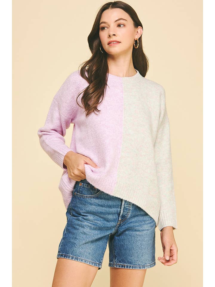 PINCH – Pulôver - Mulher por atacado – CAMISOLA COLORBLOCK - 3276WS13