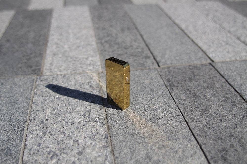 Nomatiq – wholesale Tändare – Dubbla bågtändare (guld)6