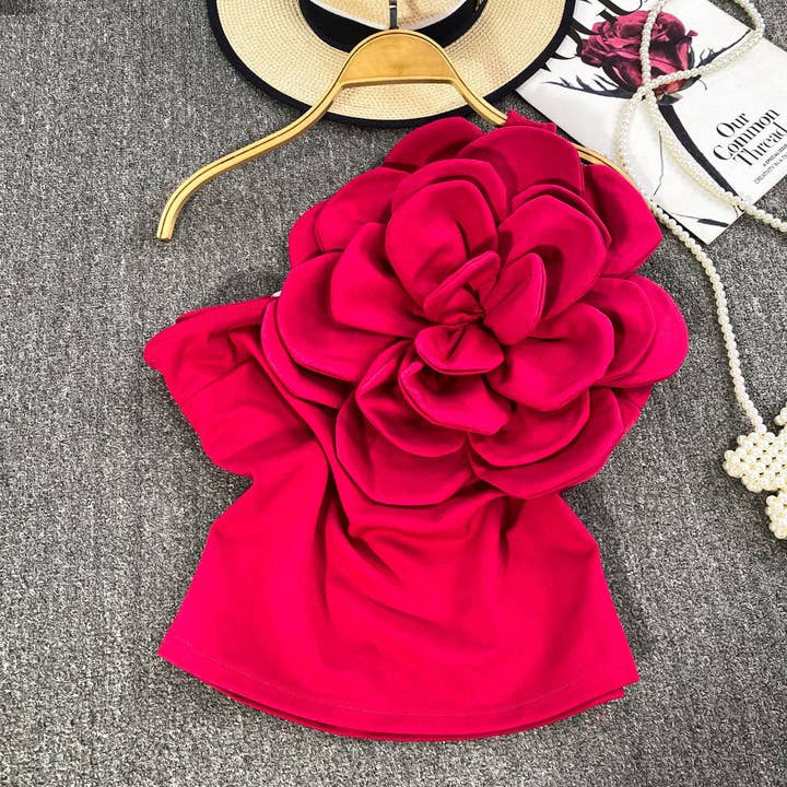 KK Bloom – Engroshandel Bluse - Dame – Floral Tube Top4