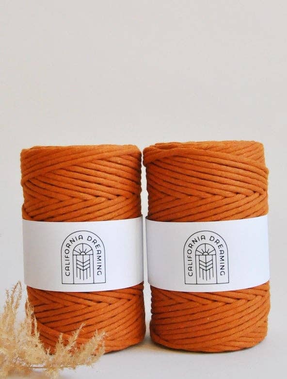 California Dreaming Macrame - Wholesale Yarn - 4mm recycled cotton rope | twisted | 100m5
