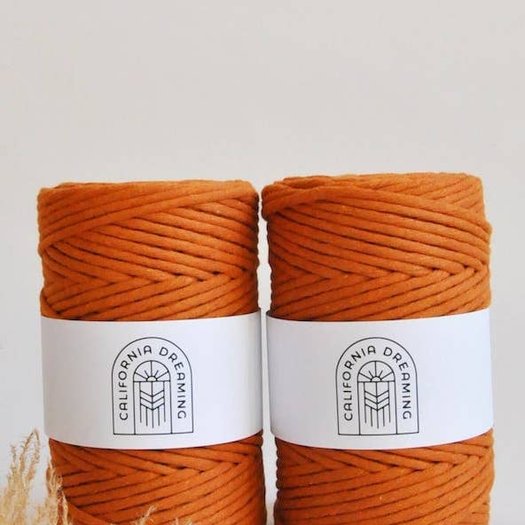 California Dreaming Macrame - Wholesale Yarn - 4mm recycled cotton rope | twisted | 100m5