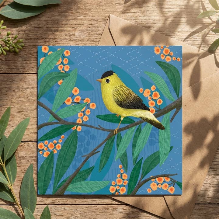 Bird Greeting Card - Everyday Bird Nature Card for wholesale by Ilana Ewing Designs