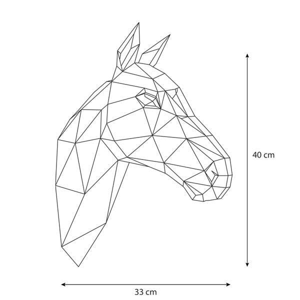 Volka - Vendita all'ingrosso Kit per lavoretti fai da te - DIY Cavallo Cremello — Kit di Papercraft 3D1