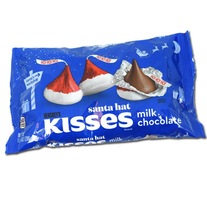 Bolsa Hershey's Kisses para sombreros de Papá Noel, 10,1 oz, 6 unidades para venta al por mayor de I Got Your Candy