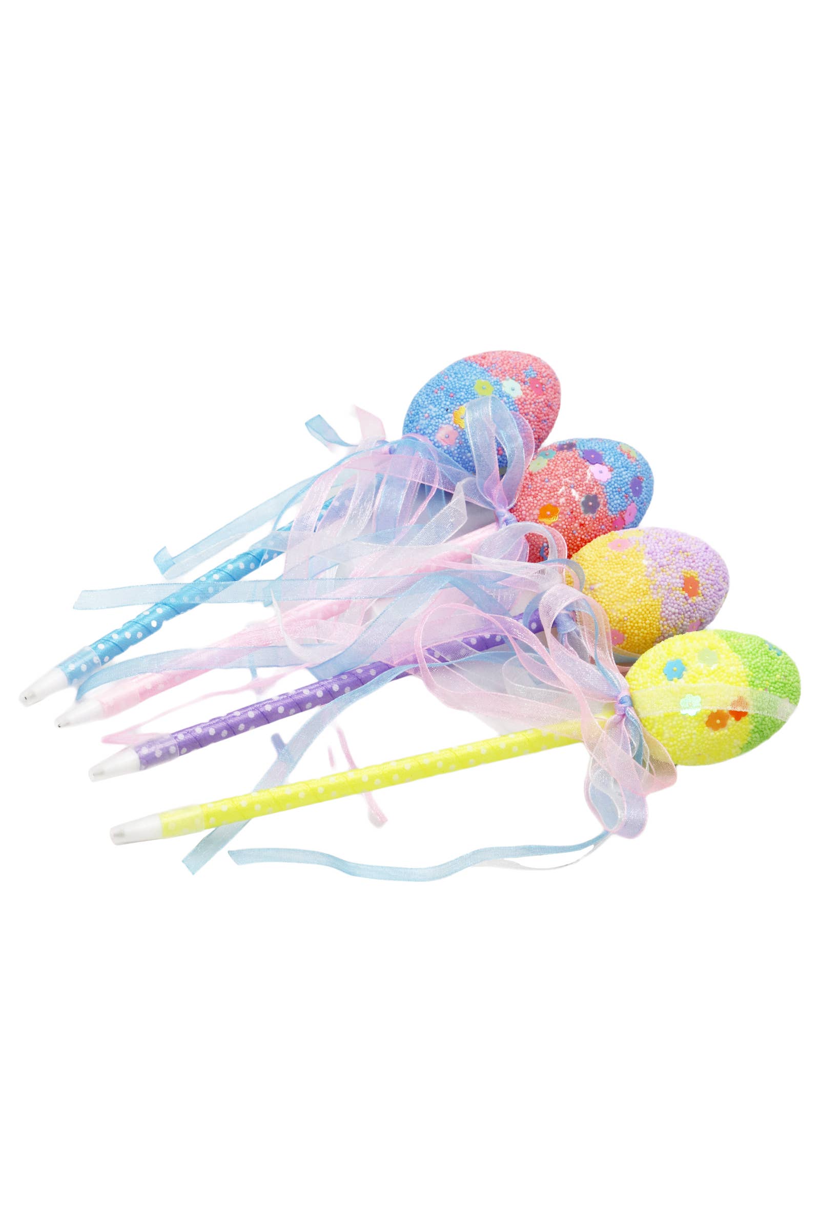 Cap Zone - Vendita all'ingrosso Penne - Penna avvolta con nastro di schiuma a tema pasquale - 12 pz3